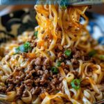 Quick Mongolian Beef Noodle Stir-Fry