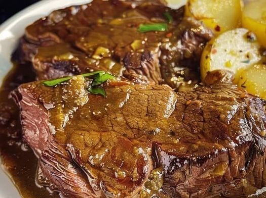 Slow Cooker Mississippi Ribeye Steaks