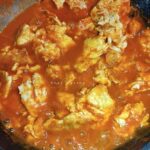 5 Points Eggs in Red Chile Sauce