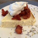 A crustless vanilla cheesecake recipe