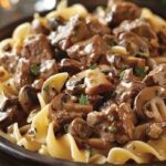 Beef Tips and Noodles