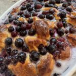 Blueberry Cinnamon Roll Casserole