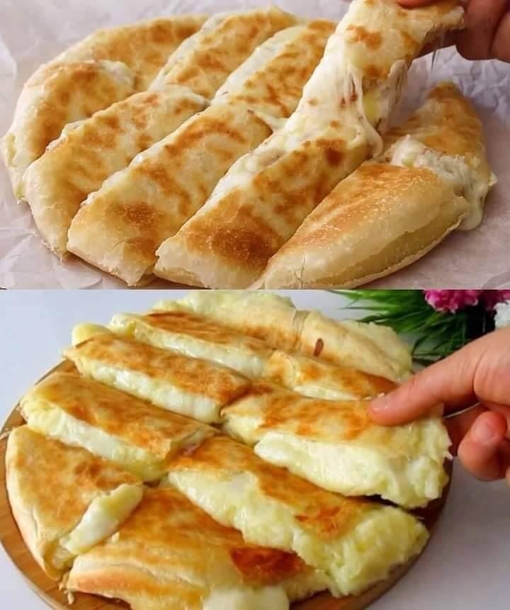 Recipe for Cheese Stuffed Flatbread Inspired by Khachapuri