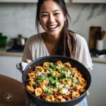 one pan Taco Tortellini #Food #Recipe