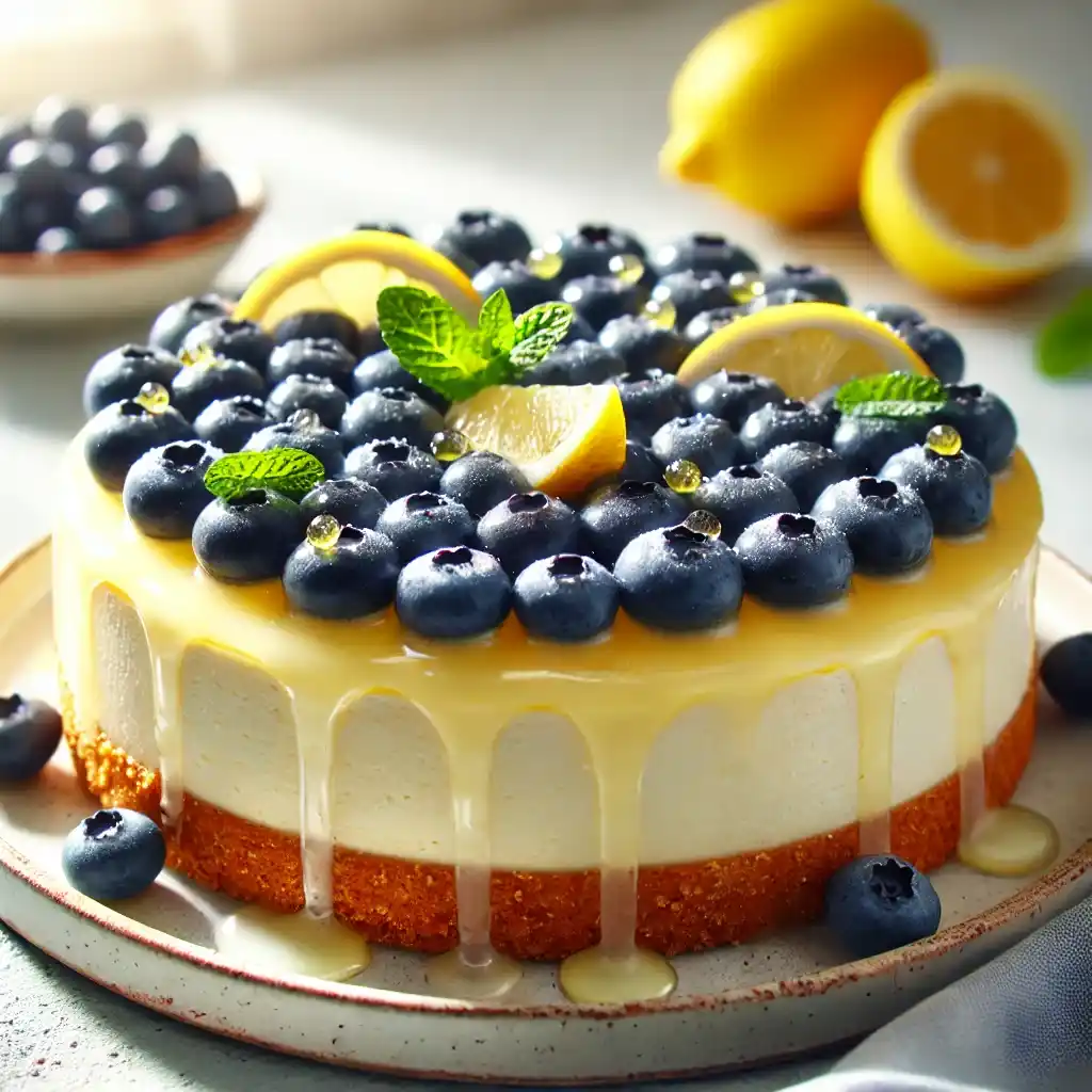 Lemon Blueberry Cheesecake: A Zesty, Guilt-Free Treat