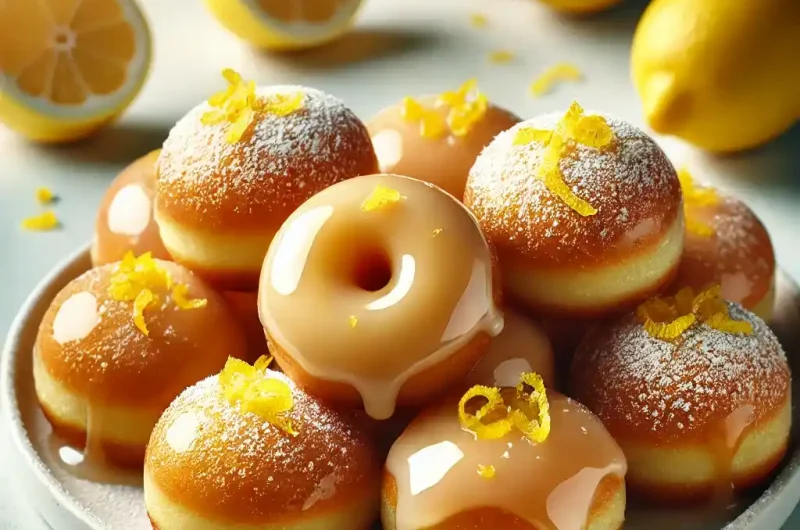 Lemon Baked Donut Holes: A Zesty Treat to Brighten Your Day