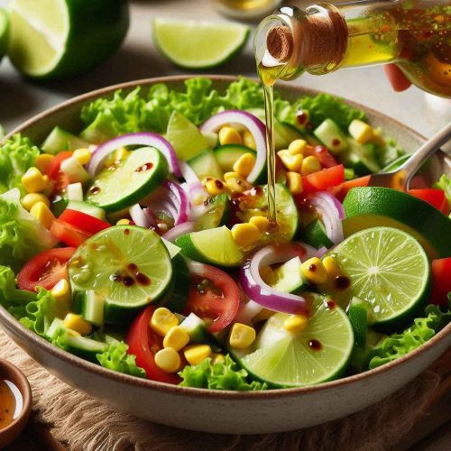 Avocado Tuna Salad with Lime Dressing