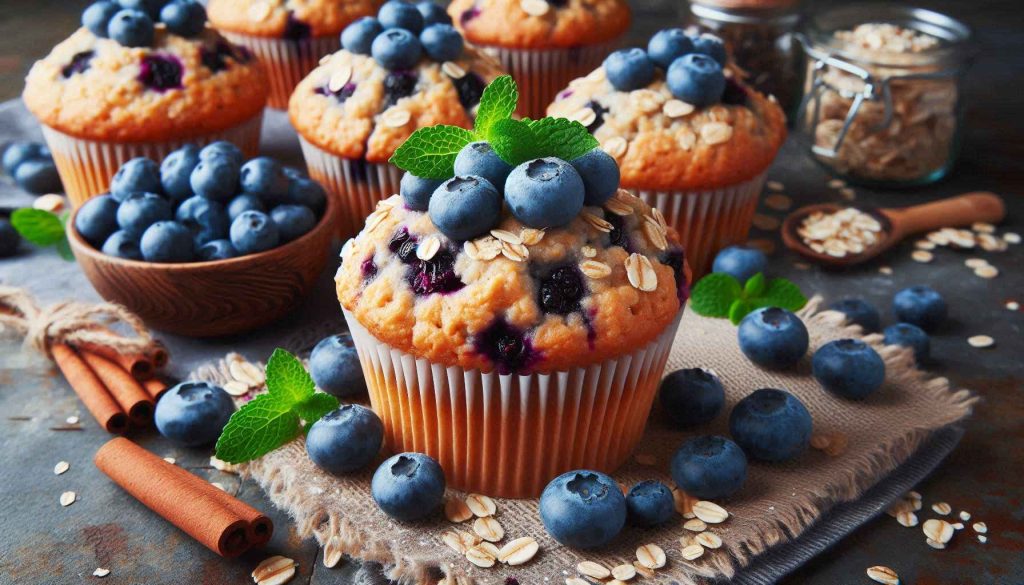 Blueberry Oatmeal Muffins Recipe