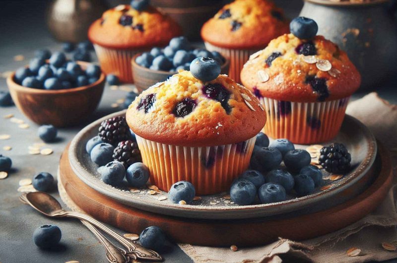 Blueberry Oatmeal Muffins Recipe