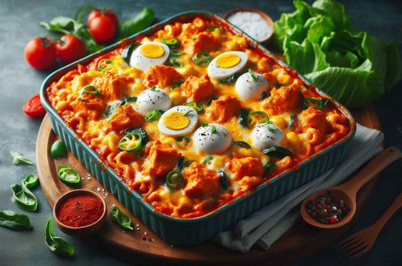 Buffalo Chicken Casserole: A Spicy Lean & Green Delight