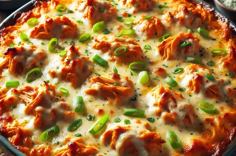 Buffalo Chicken Casserole Spicy Lean & Delicious