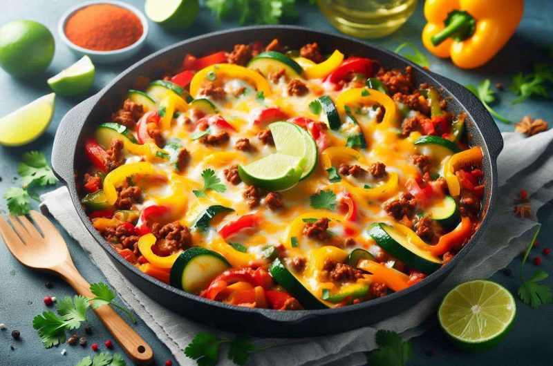 Cheesy Taco Vegetable Skillet: The One-Pan Dinner You’ll Love