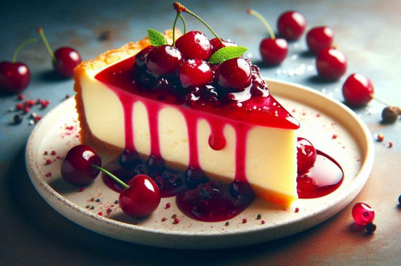 Cherry 'Cheesecake' Delight Without Cheese: The Perfect Low-Carb Treat