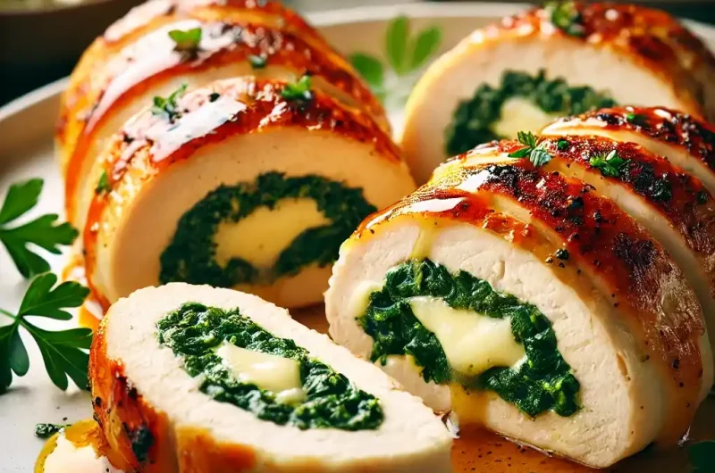 Chicken Breast Rolls with Cheese and Spinach: Your New Favorite Dinner