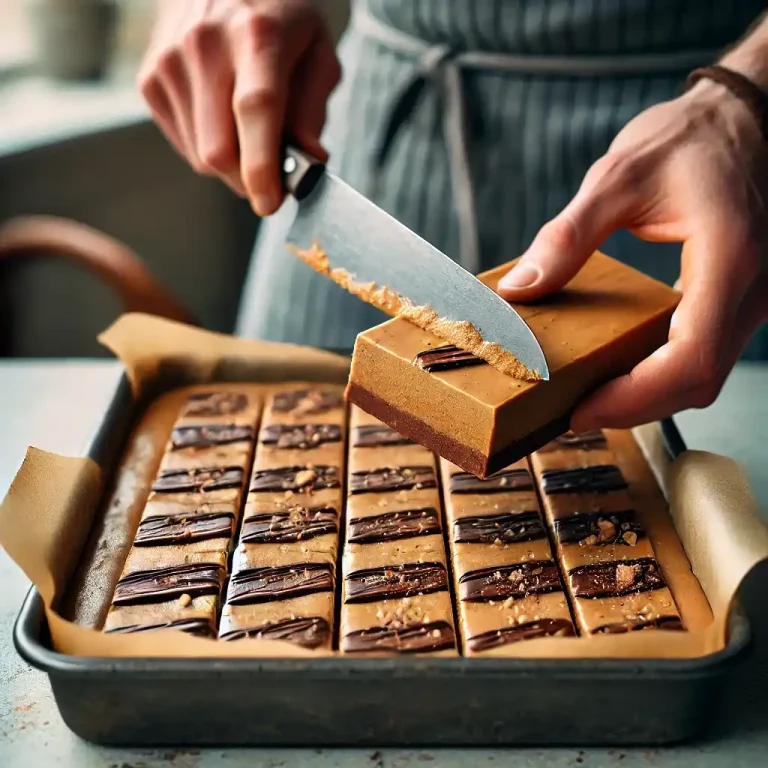 Chill in the fridge for at least 1 hour, then cut into bars.