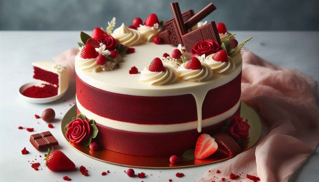 Classic Red Velvet Cake with Cream Cheese Frosting