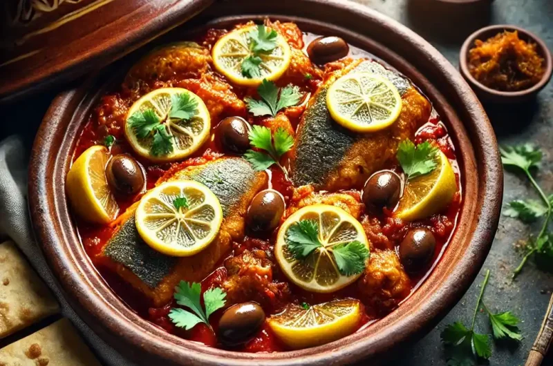 Classic Spicy Moroccan Fish in Rich Sauce