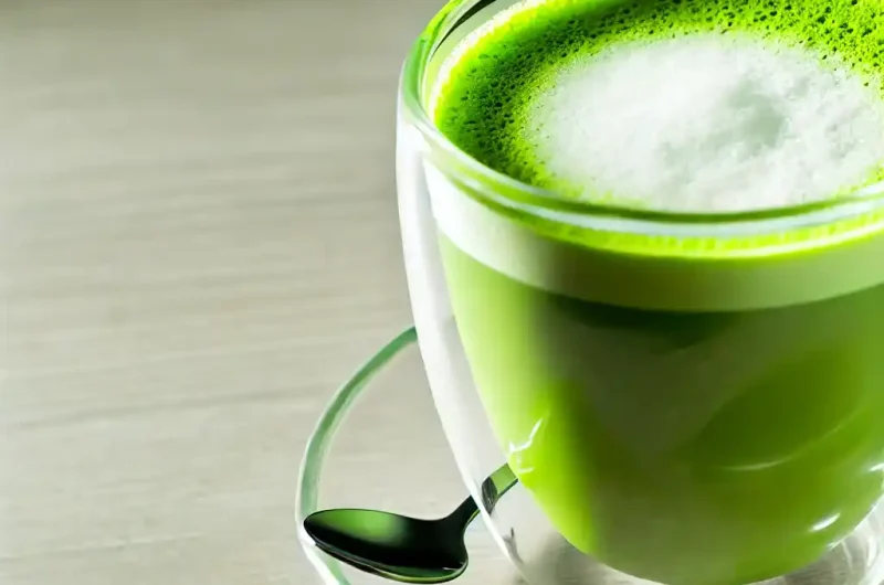 Coconut Milk Matcha Latte for a Healthy Boost