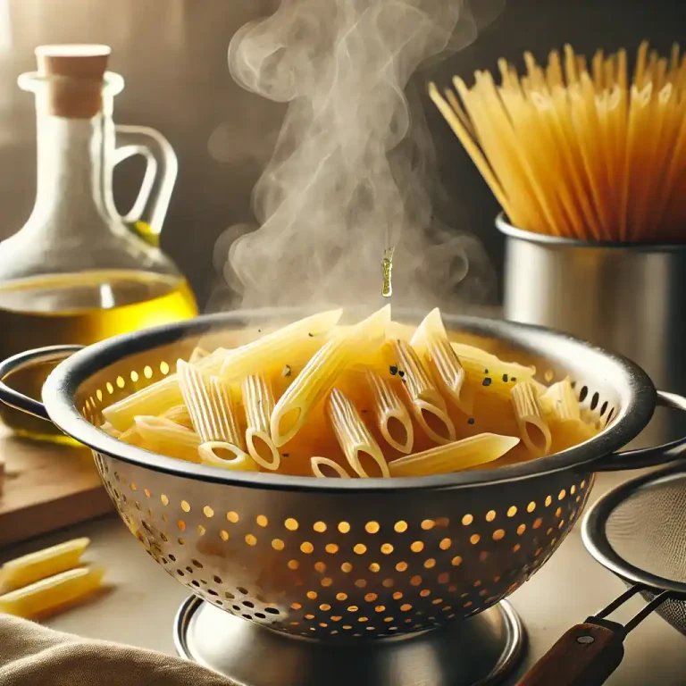 Cook the Pasta Boil pasta according to package instructions Drain and toss with a little olive oil to prevent sticking