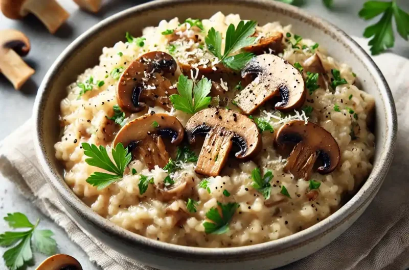 Creamy Mushroom Risotto Recipe