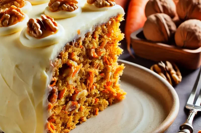 Carrot Walnut Cake: A Classic with a Healthy Twist