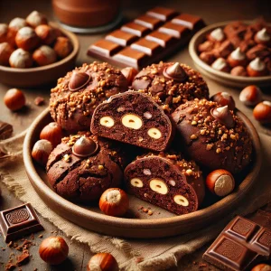 Chocolate Ferrero Cookies: Crunchy, Nutty, Perfect