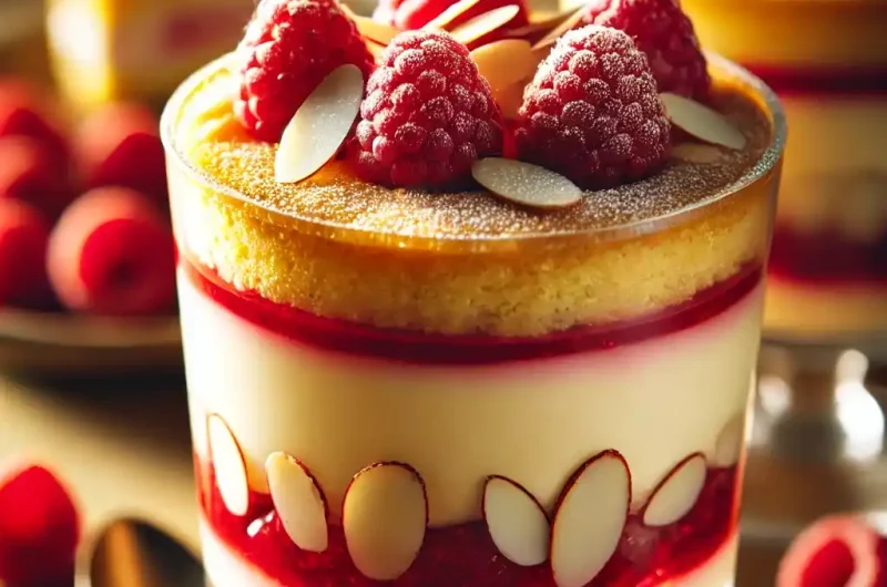 Raspberry & Almond Trifle