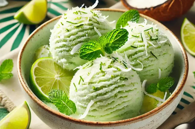 Zesty Coconut Lime Ice Cream: Your New Favorite Summer Treat