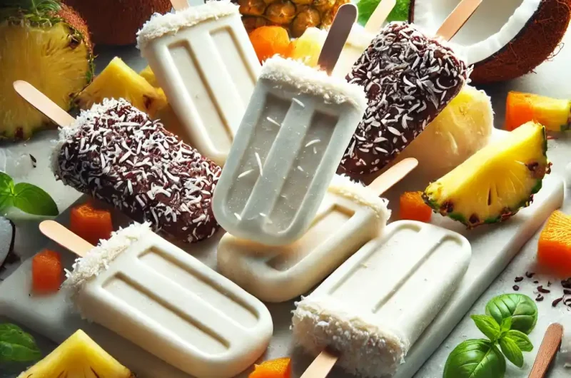 Creamy Coconut Popsicles: The Ultimate Tropical Escape