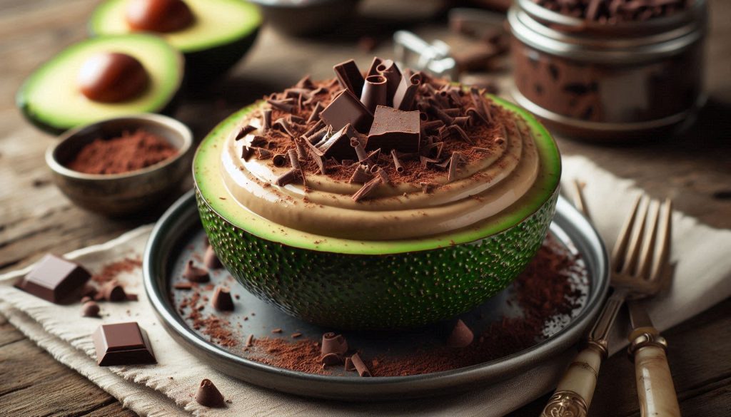 Dark Chocolate Avocado Mousse