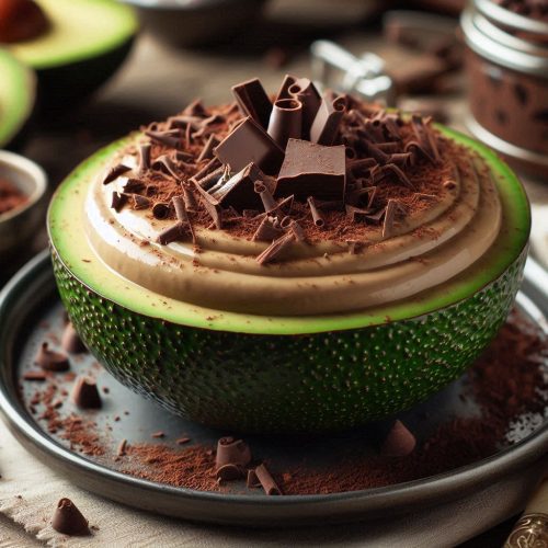 Dark Chocolate Avocado Mousse