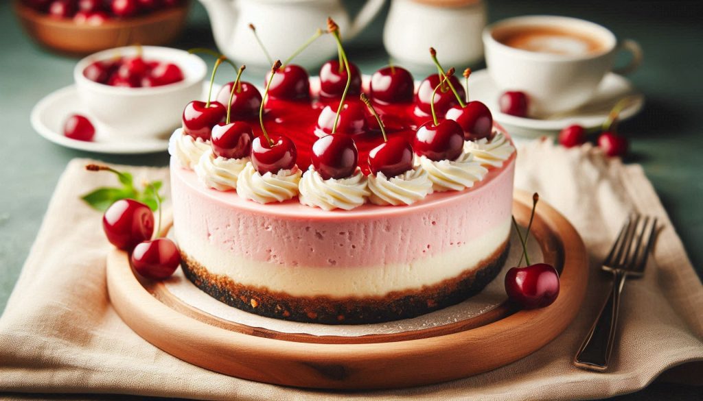 Cherry 'Cheesecake' Delight Without Cheese: The Perfect Low-Carb Treat