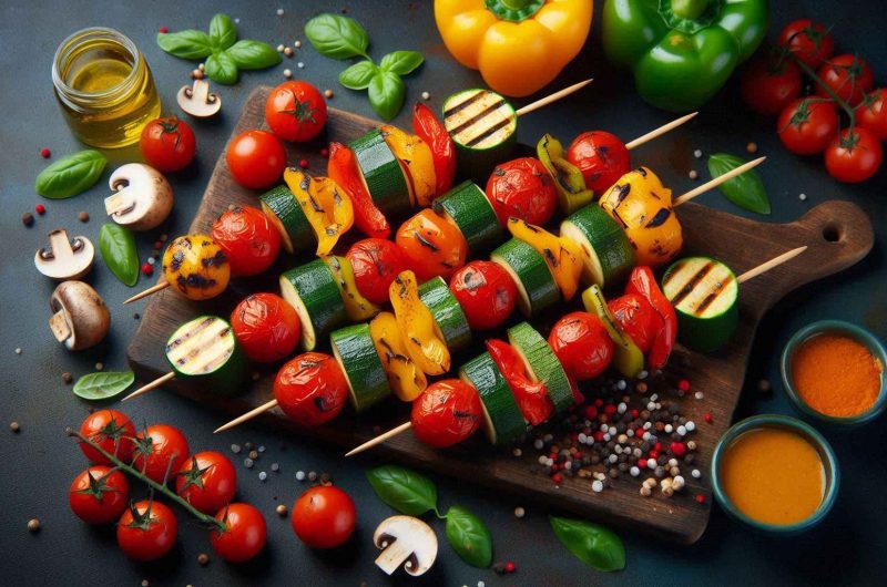 Grilled Veggie Skewers – Flavorful and Fun!