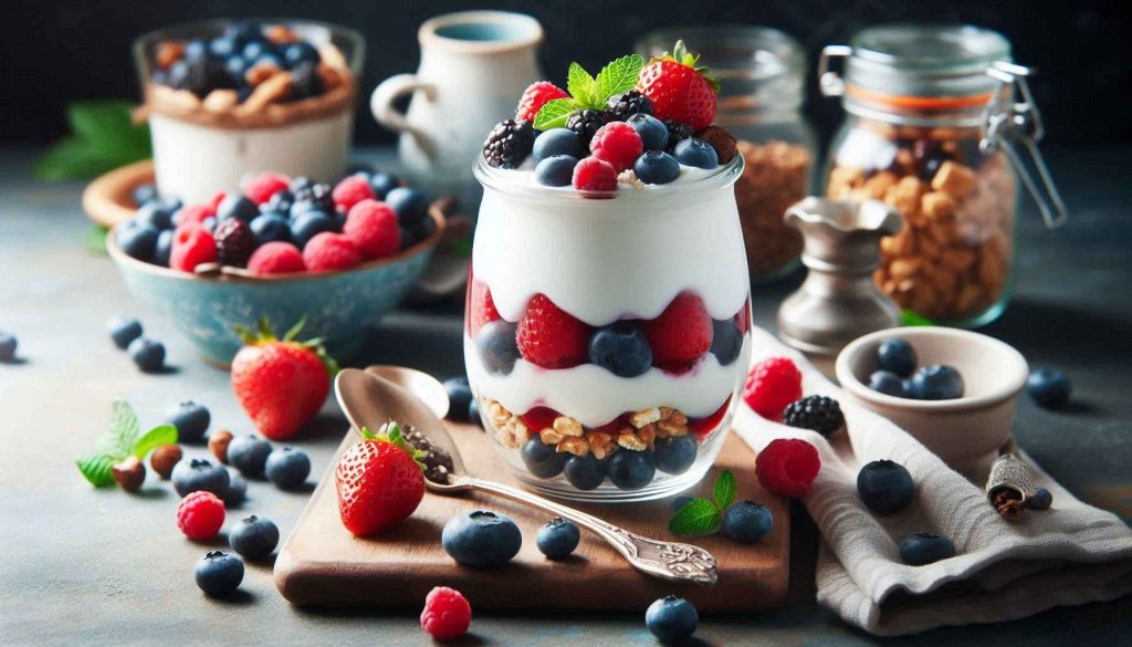 Greek Yogurt Parfait with Fresh Berries Recipe