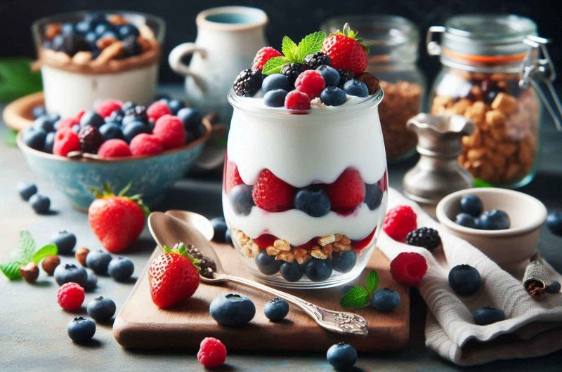 Greek Yogurt Parfait with Fresh Berries Recipe