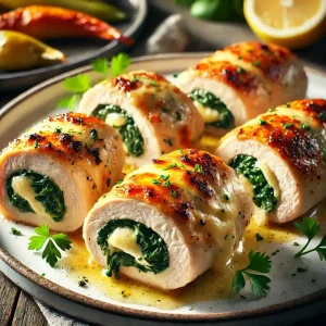 Chicken Breast Rolls with Cheese and Spinach: Your New Favorite Dinner