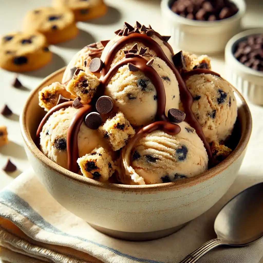 Cookie Dough Nice Cream: A Guilt-Free Indulgence