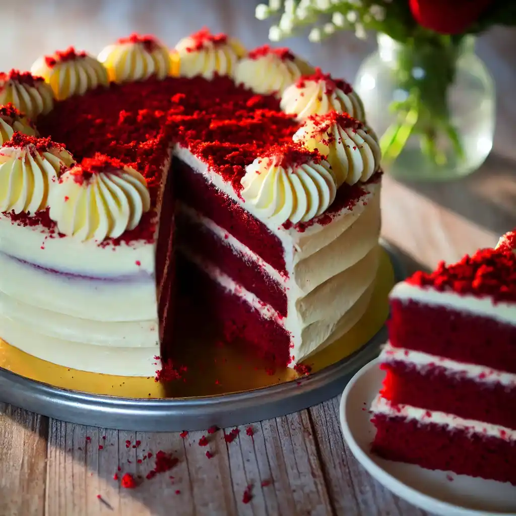 This Red Velvet Cake Is Love at First Bite