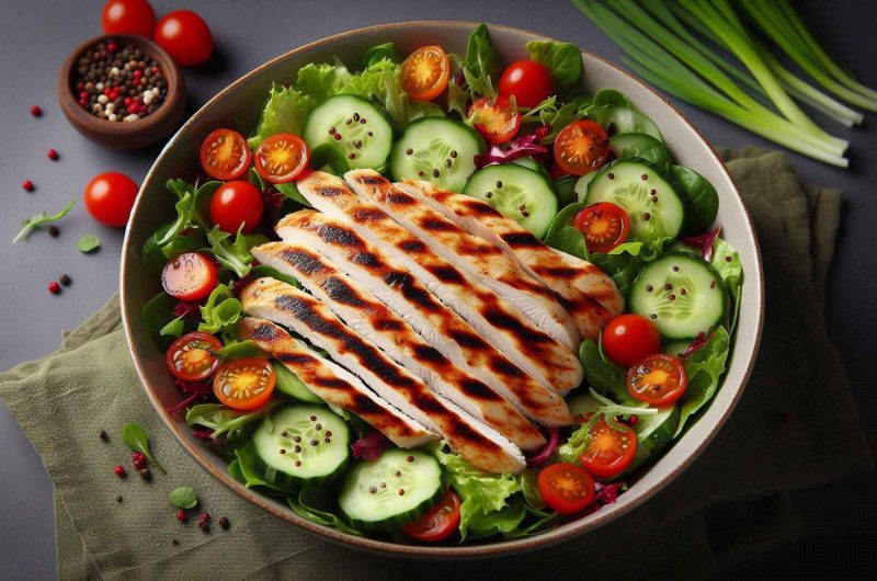 Grilled Lemon Herb Chicken Salad Recipe