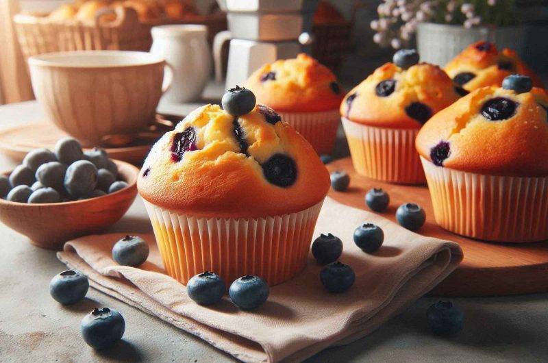 Homemade Blueberry Muffins Recipe