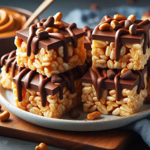 How to Make Perfect Peanut Butter Rice Krispie Treats with a Chocolate Twist