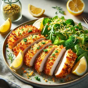 Lemon Herb Grilled Chicken with Asparagus