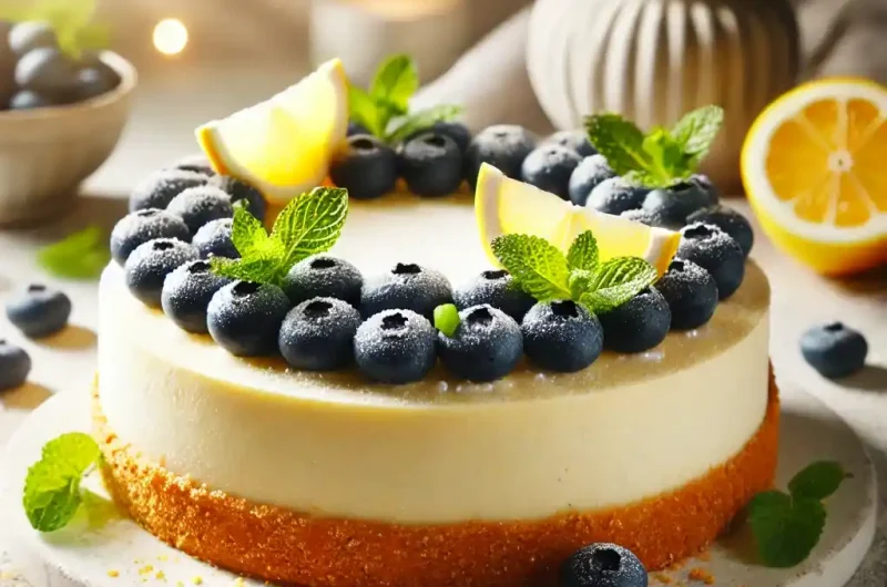 Lemon Blueberry Cheesecake: A Zesty, Guilt-Free Treat