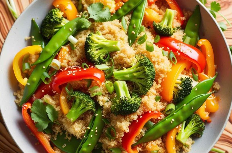 High-Protein Quinoa and Veggie Stir-Fry