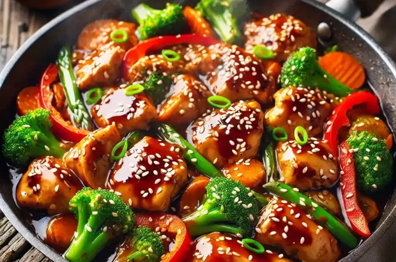 One-Pan Teriyaki Chicken Stir-Fry: Dinner in a Flash