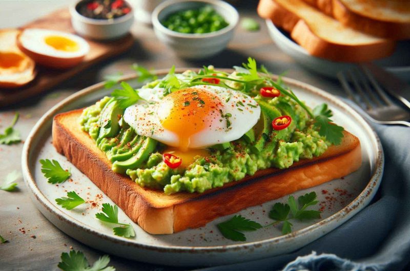 Protein-Packed Avocado Toast with Eggs