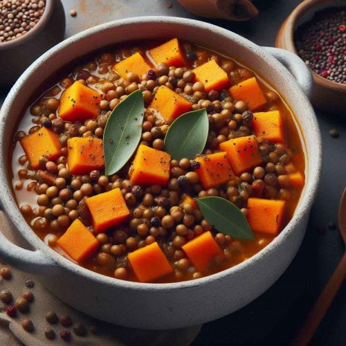 Spiced Lentil and Sweet Potato Stew