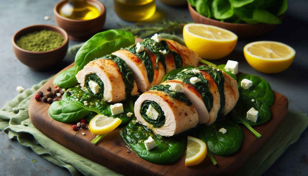 Spinach and Feta Stuffed Chicken Breasts Recipe