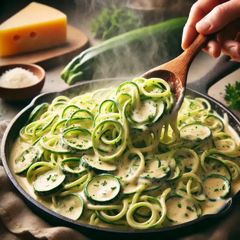 Toss the zoodles Add the zoodles to the skillet 4