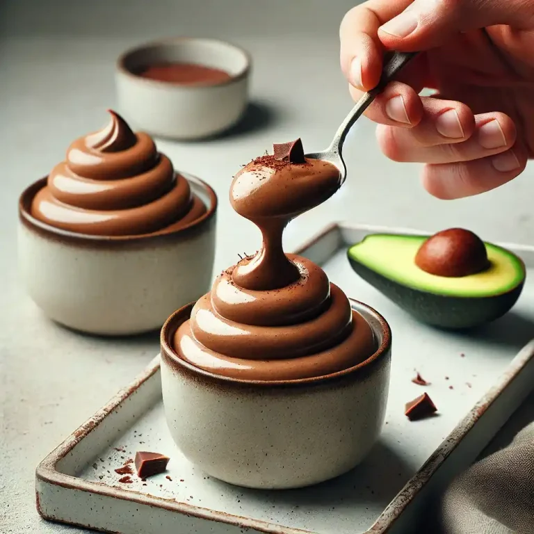 Transfer the mousse into serving bowls or glasses.